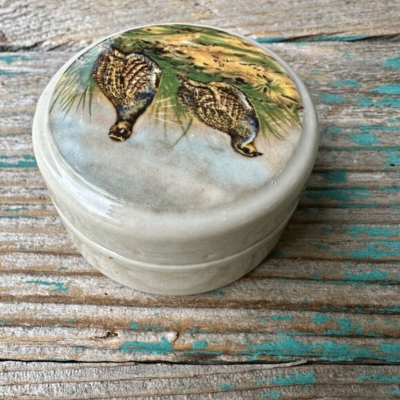 The Gentleman‎ Relish Ceramic Container Patum Peperium Ceramic Trinket Box 2" - Picture 4 of 12